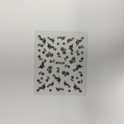 3D sticker farbig schwarz XF 226